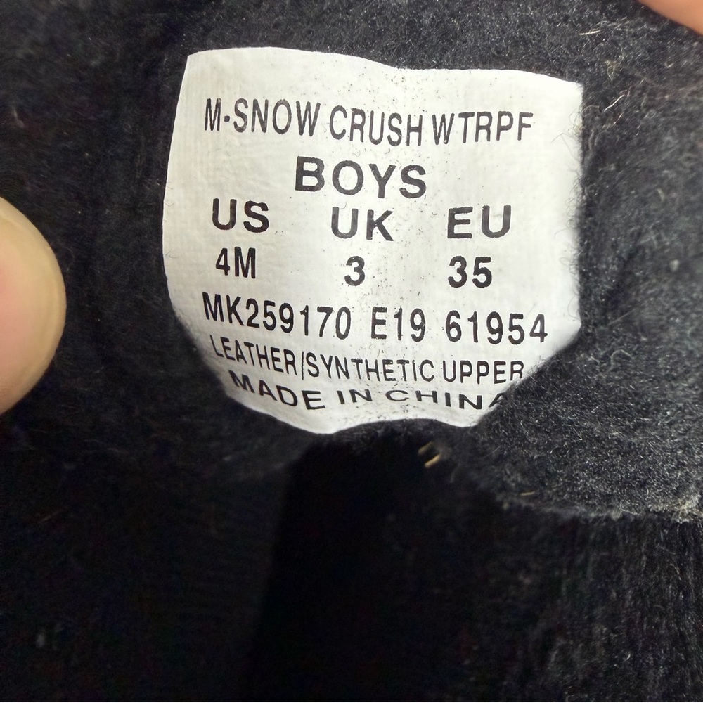 Merrell Grey Crush 3.0 Waterproof Winter Boots Size 4 - Picture 7 of 7
